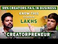 How to start business as a creator and set multi stream of revenue business ideas tamilvam vodcast