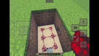 How to build a sand pitfall trap (Minecraft bedrock)