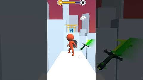 Sword play Level 238 - Ninja Slice Runne‪r‬ Gameplay Solution Walkthrough #Shorts