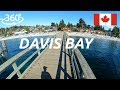 360° Street Walk by the Davis Bay Beach in Sechelt