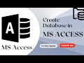 MS ACCESS  |   Create Database in MS ACCESS | Computer Applications in Pharmacy |