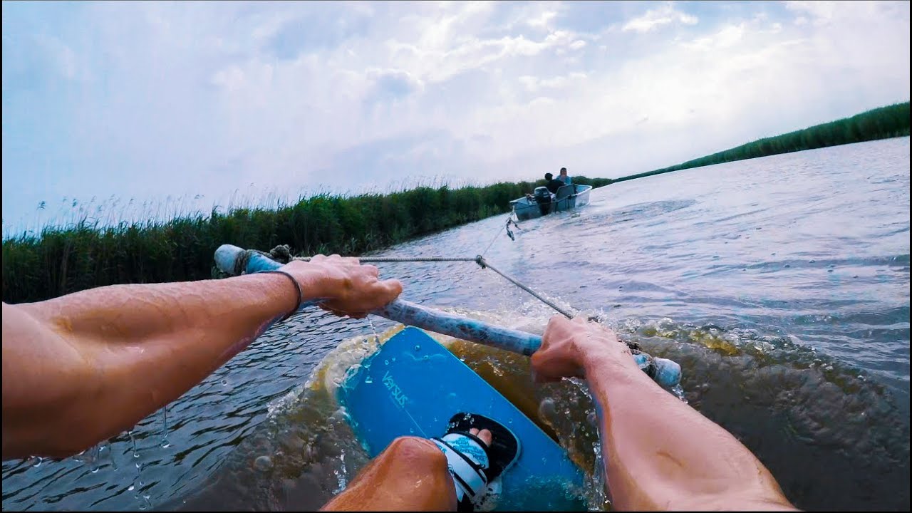 Wakeboarding through the Dutch channels (4K) - YouTube