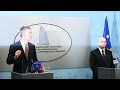NATO Secretary General with Isa Mustafa of Kosovo, 23 JAN 2015