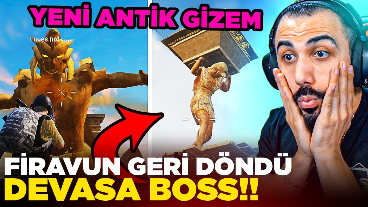 YENİ FİRAVUN MODU!! 😮 ANTİK GİZEM GERİ DÖNDÜ OYUNUN EN İYİ MODU!!  | PUBG MOBILE