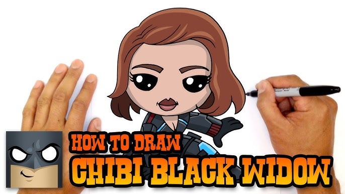 The story of Black Widow – Learning to draw