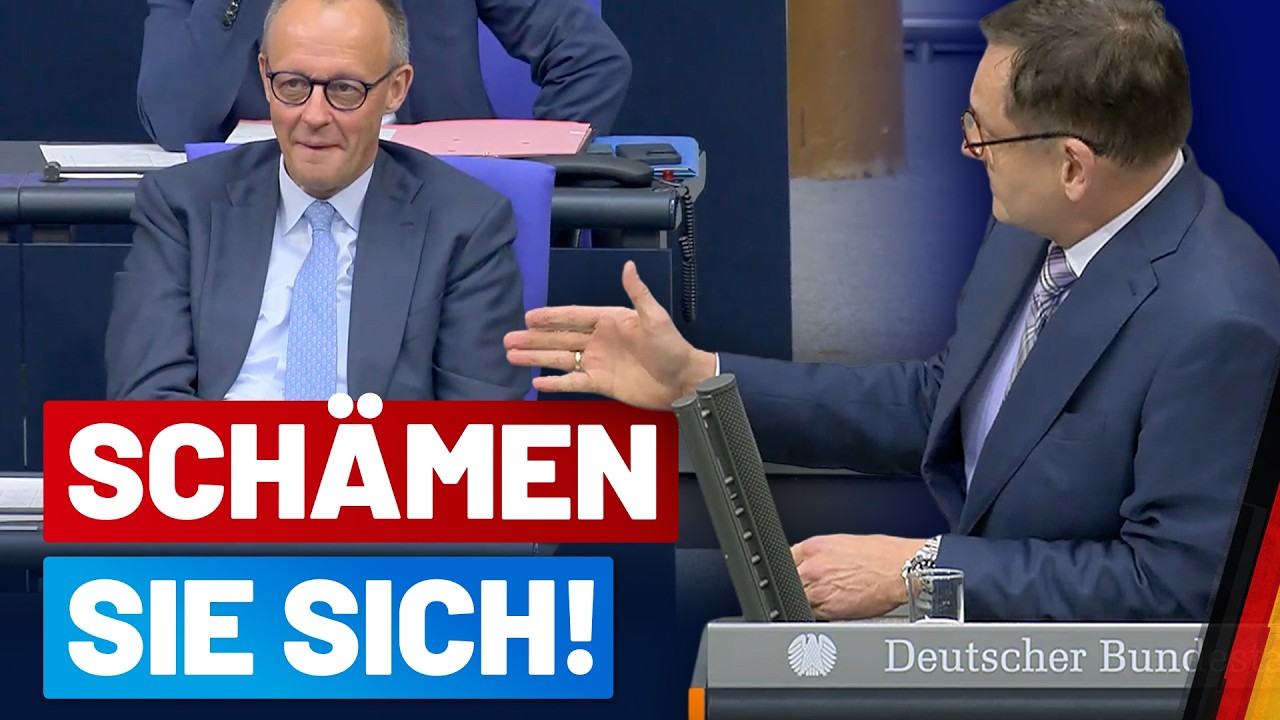 Spritpreise: Kay Gottschalk macht den Kanzler rund❗️ - AfD-Fraktion im Bundestag