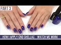 Relaxing polishing with CND Shellac | Makeover Part 3  [Watch Me Work/ASMR]
