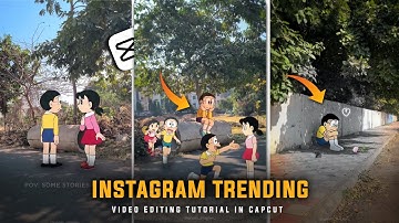 Instagram Trending DORAEMON video Editing |  Doraemon VFX Tutorial | Capcut Video Editing