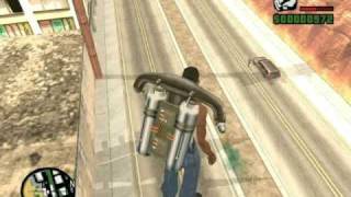 GTA SA never seen jetpack glitch