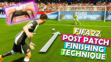FIFA 22 POST PATCH DRIVEN FINISHING TECHNIQUE!