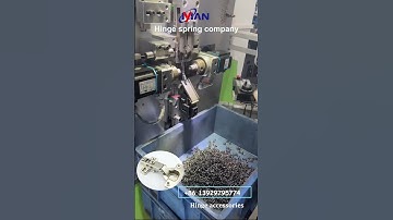 Hinge spring making factory #Yanman