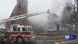 Crews put out Springfield Street house fire in Chicopee