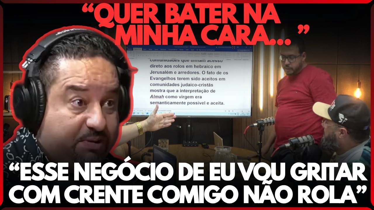 Debate sobre o nascimento de Jesus FICA TENSO entre Fábio Sabino e Pastor Diego Fernandes