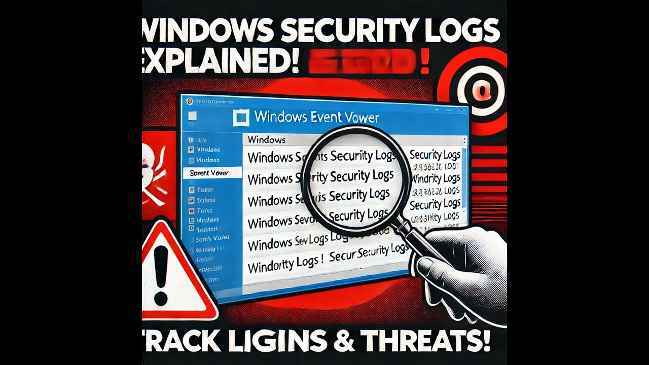 Windows Security Event Logs. See who logs in and out, makes changes to ...