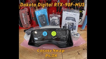 Installing a Dakota Digital RTX-90F-MUS in my 91 Coyote Swapped Foxbody!