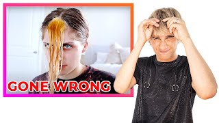 Hairdresser Reacts to People Bleaching Money Pieces Gone Wrong