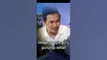 Orang yang belajar tanpa guru itu gurunya setan || ngaji bareng Gus Baha