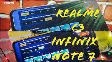 Infinix Note 7 vs Realme C3 Pubg Gameplay comparison | Smooth+Ultra Graphics | Mediatek G70