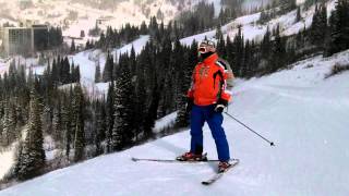 Angry skier just trying to home