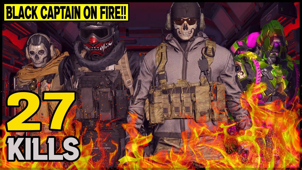 BLACK CAPTAIN ON FIRE!! - 27 KILLS - CALL OF DUTY MOBILE BATTLE ROYALE