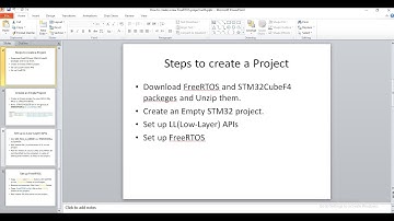 09-001 Creating a new FreeRTOS STM32 Project with LL APIs