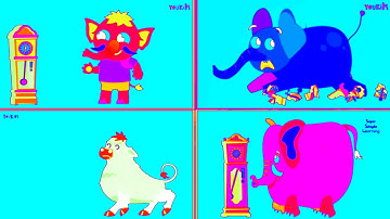 HICKORY DICKORY DOCK | effects: thermal cam, color inversion and wave warp