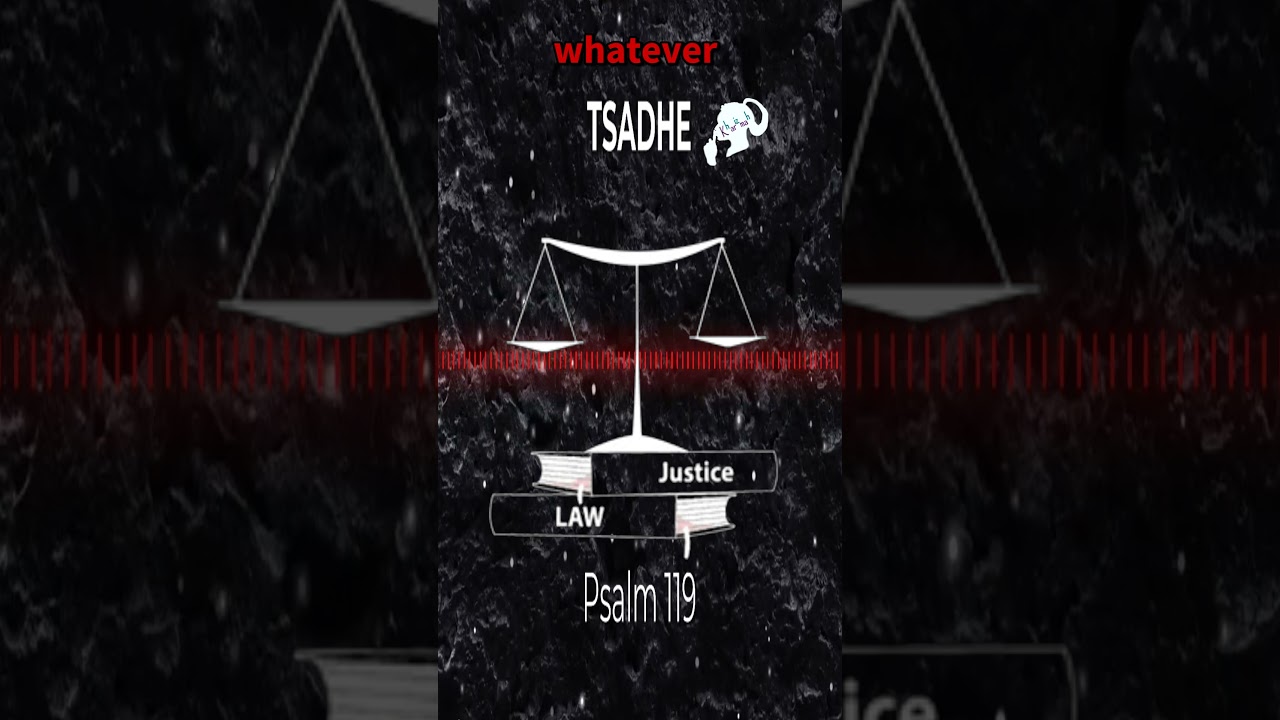 Tsadhe | Psalm 119 Lyric Video (Christian Metal Rock) 
