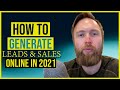 HOW TO GENERATE CONSISTENT LEADS AND SALES ONLINE