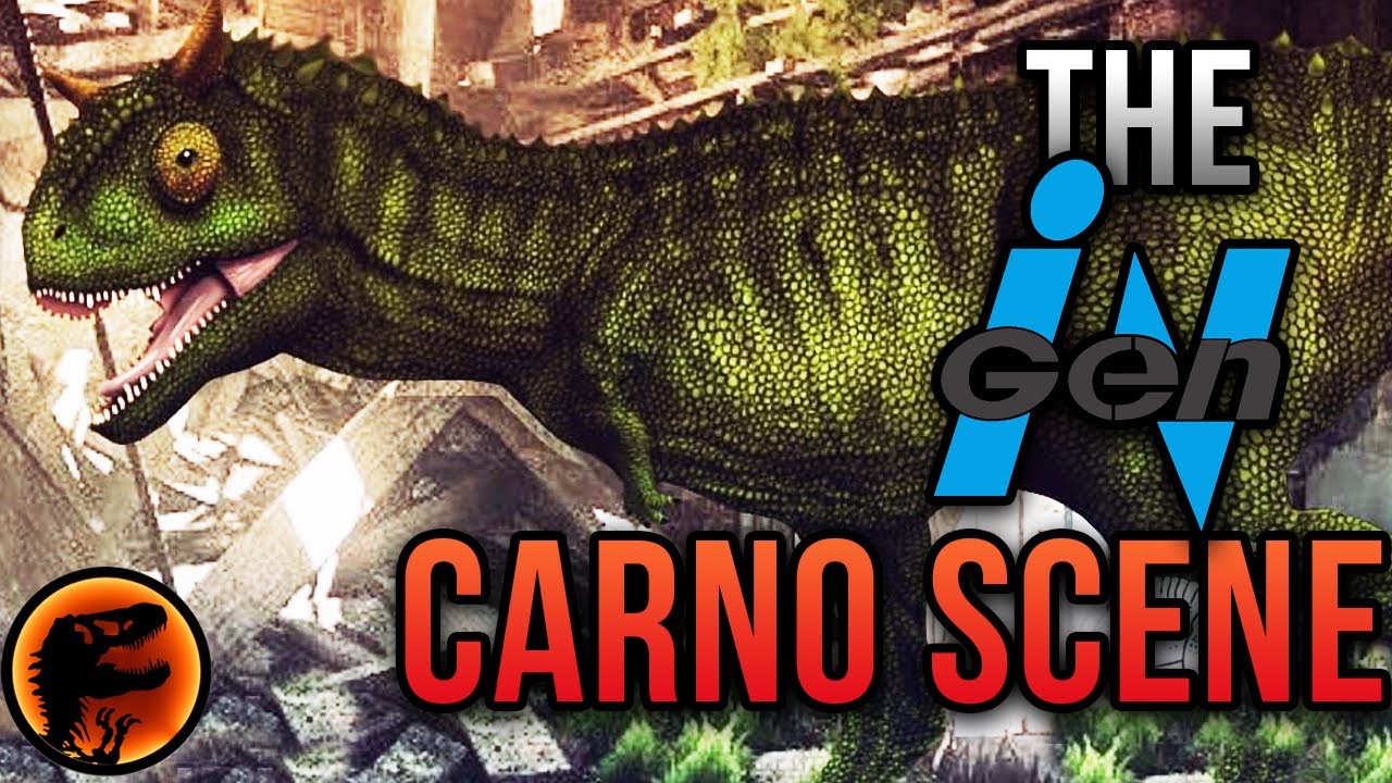 The Camouflaging CARNOTAURUS Scene in Jurassic WORLD 