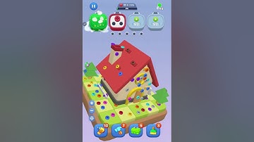 Screw Sort Puzzle 3D Level 235 ((#House))