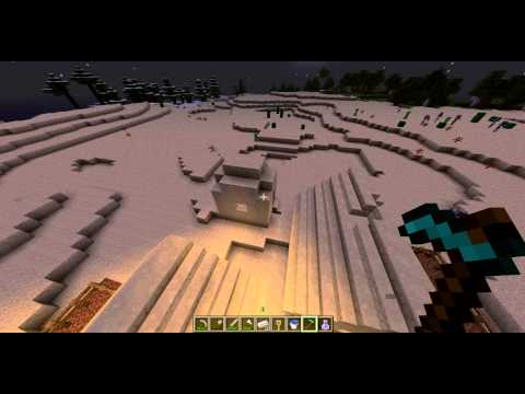 Песчаная деревня в Minecraft 1.3.1