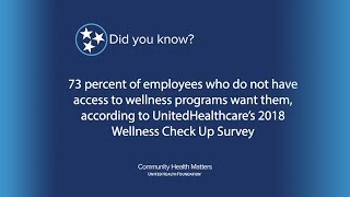 Workplace wellness programs can increase employee attendance, productivity and enjoyment
