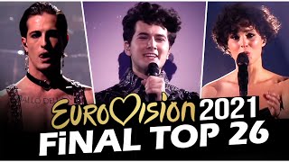 Eurovision 2021 - Final Top 26 - Hangi Ülke Kaçıncı Oldu?