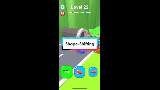 #shapeshifting #shapeshiftingchallenge #shapeshiftinggame #shapeshiftinggameplay #mobilegame #andro