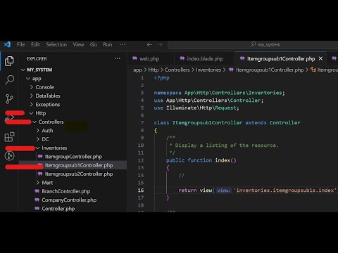 Moving Controllers to sub folders in a correct way in laravel 10