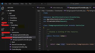 Moving Controllers to sub folders in a correct way in laravel 10