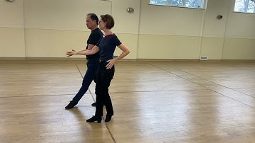 Intermediate American Cha Cha  - CROSS OVER AND FLICK