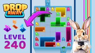 Drop Away Level 240 Solution Walkthrough