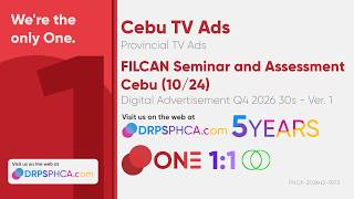PH Local Ad: Cebu - FILCAN Seminar and Assessment Cebu (10/24) - Q4 2026 20s (V1) [1:1/ST]
