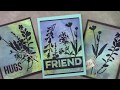 Friendly Hug Cards featuring Tim Holtz Oxide Inks