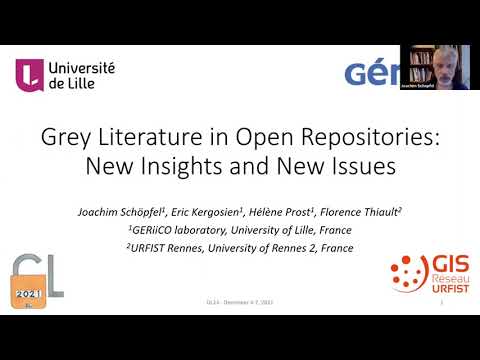 Grey Literature in Open Repositories: New Insights and New Issues