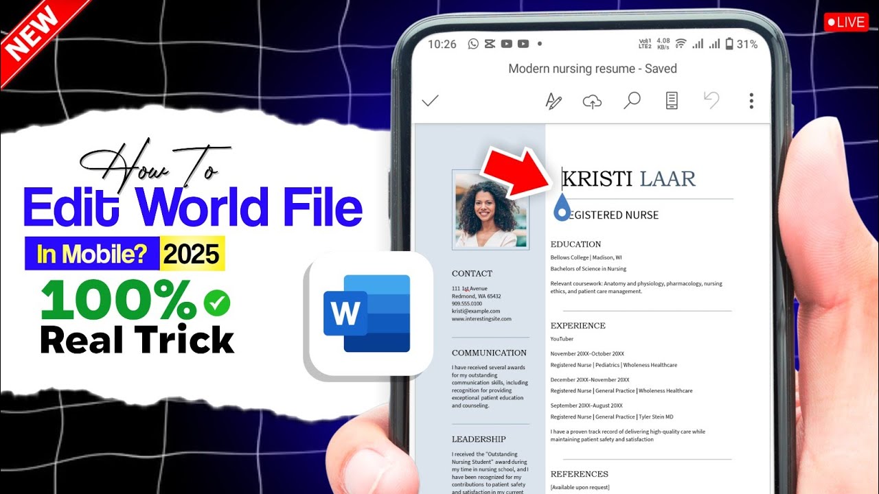 How To Edit Word File In Mobile | Word File Mobile Me Edit Kaise Kare ...
