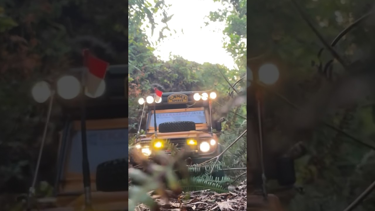 1/10 Scale D1RC Land Rover D90 Camel Trophy