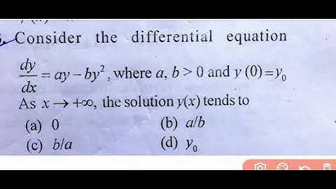 IIT JAM mathematics question 2010 |ordinary differential equation | solution series 2005-2021|