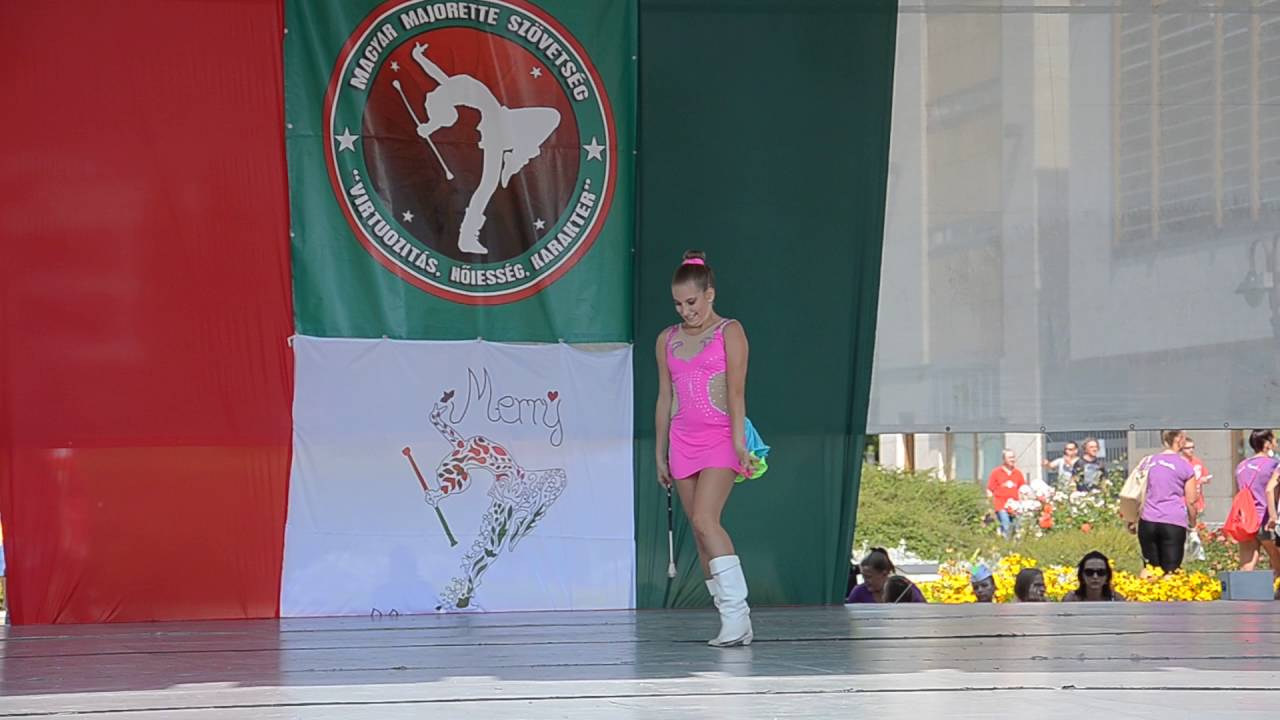 Mazsorett 1 bot szóló 10 -13. IAM Mazsorettsport Európa Bajnokság 2016 Siófok