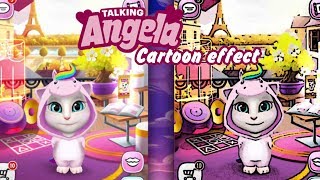 Говорящая Анжела | Удивительный мультяшный эффект | Какая версия тебе нравится больше? screenshot 3