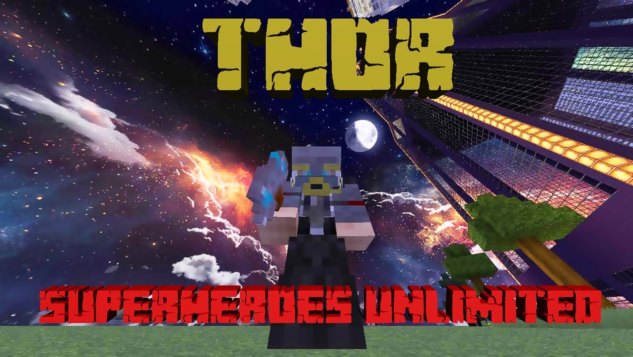 MINECRAFT | REVIEW DEL MOD SUPERHEROES UNLIMITED ~ THOR!!! - YouTube