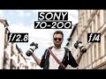 Sony 70-200mm f/2.8 vs 70-200mm f/4 | lens comparison | Sony A7R IV and A7 III | english