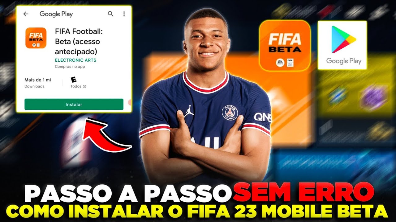 FIFA 2023 de PS4 no Celular como Baixar e instalar, JOGO:   -2023-com-modo-carreira-graficos-realistas-e-crie-seu-proprio-jogador-no- celular/, By Canal de futebol