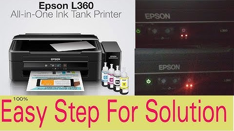 All light Blinking in Epson L360/L220/L210 Multifunction Printer Easy Solution Way #technicalJasis#